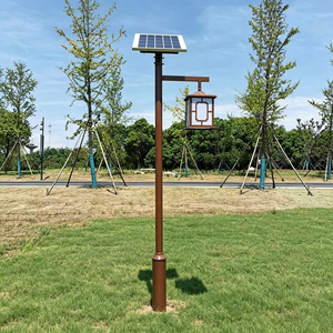 Outdoor Solar Street Lights 4100K Neutral White IP65 Waterproof LED Road Lighting Fixtures Iron Body - Product Image 2