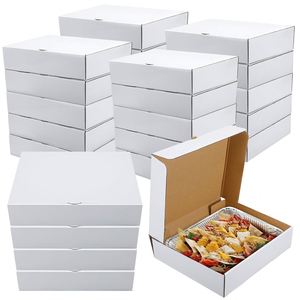 Custom Printed High-End Recycled Materials Biodegradable Eco-Friendly Portable Fast Food & Snack Packaging Boxes Handle Logo - Product Image 1