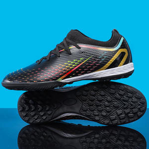 Tacos de césped profesional para hombres de alta calidad Flying Weaving Youth TF Training TPU Soccer Shoes para deportes de verano disponibles EE. UU. - Product Image 6