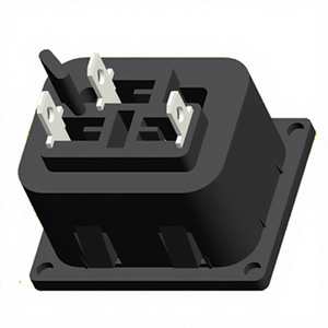 หัวต่อไฟฟ้า Huaconn 20A 250V IEC 60320 C19 แบบตัวเมีย พร้อมขั้วต่อเร็ว 6.3 มม. รุ่น HC-77 ได้รับการรับรองมาตรฐาน UL <span class=keywords><strong>CSA</strong></span> - Product Image 3