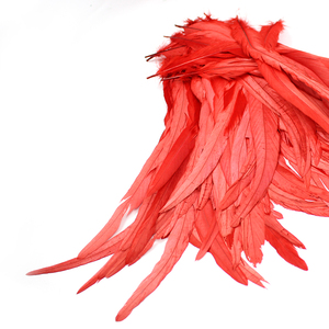 <span class=keywords><strong>Piume</strong></span> di Coda di Gallo Sbiancate e Tinte, Lunghe 14-18 Pollici, per Decorazioni di Carnevale e Accessori Fai-da-Te per Abbigliamento - Product Image 4