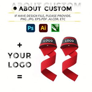 Custom Logo Powerlifting <b>Wraps</b> Strength Training Deadlifts Gym Weightlifting Wrist Straps Fitness Anti-slip Assist Belt Safe - Product Image 2