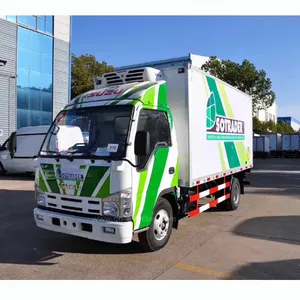 ISUZU 4X2 3 ton 5 ton 10 Ton congelador de refrigeración Van Refrigerated Box Truck para la venta