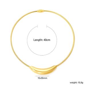 Collar de Moda Sencillo, Colgante de Acero Inoxidable, Chapado en Oro de 18K, Joyería para Mujer, Collar Personalizado con Corazón - Product Image 2