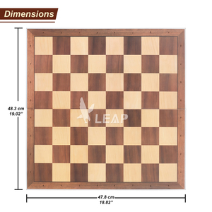 Leap tùy chỉnh di động có thể gập lại du lịch bàn cờ tông Trọng lượng nhẹ bảng trò chơi cờ vua - Product Image 3