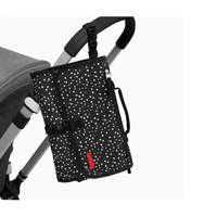 Sac à langer multifonction portable en coton avec matelas à langer pliable et utilisation pour poussette de voyage en extérieur