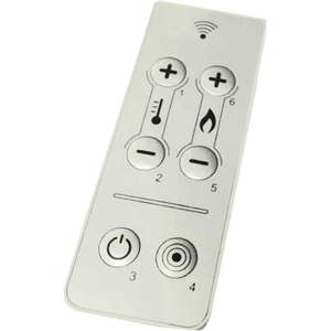 Control remoto blanco para accesorios interiores de pellets e hidroestufas - Product Image 1