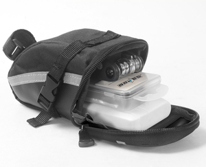 Sac de selle de rangement étanche en polyester PVC personnalisé pour vélos de montagne et de route sacs à outils de queue de sport cyclisme - Product Image 3
