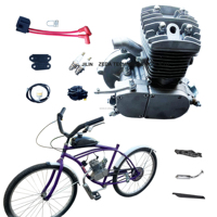 Kit moteur de vélo motorisé Bicimotor Double Spark Plug, alésage 47 mm, moteur de vélo 80 cm³, moteur de vélo 2 temps