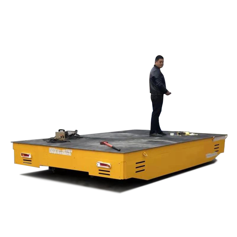 Транспортировочная электрическая тележка без следов для склада