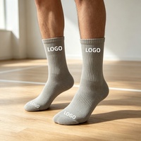 Chaussettes de sport personnalisées pour hommes, vente en gros, logo personnalisé, jacquard, chaussettes de haute qualité, prise en charge des couleurs Pantone, personnalisation pour les entreprises