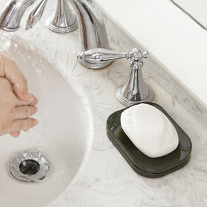 Support OEM Écologique pour Savon de Cuisine, Boîte à Savon de Salle de Bain Auto-drainante avec Couvercle, Support de Savon de Voyage en Plastique avec Drain - Product Image 6