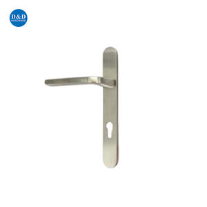 Poignée de levier de <span class=keywords><strong>porte</strong></span> à cadre étroit en acier inoxydable avec <span class=keywords><strong>plaque</strong></span> pour <span class=keywords><strong>porte</strong></span> en aluminium - Product Image 4
