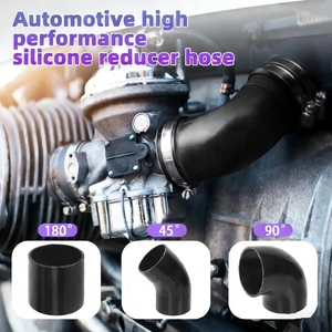 Selang Radiator Pendingin Fleksibel OEM Kustom 30/45/90/135/180 Derajat untuk Perakitan Mesin Kendaraan Rekayasa, Selang Turbo Silikon - Product Image 4