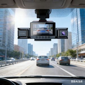 Wholesale 3inch IPS Dual Front <b>Cameras</b> 1080P Dash Cam with WiFi Type-C Car Black Box - Product Image 3