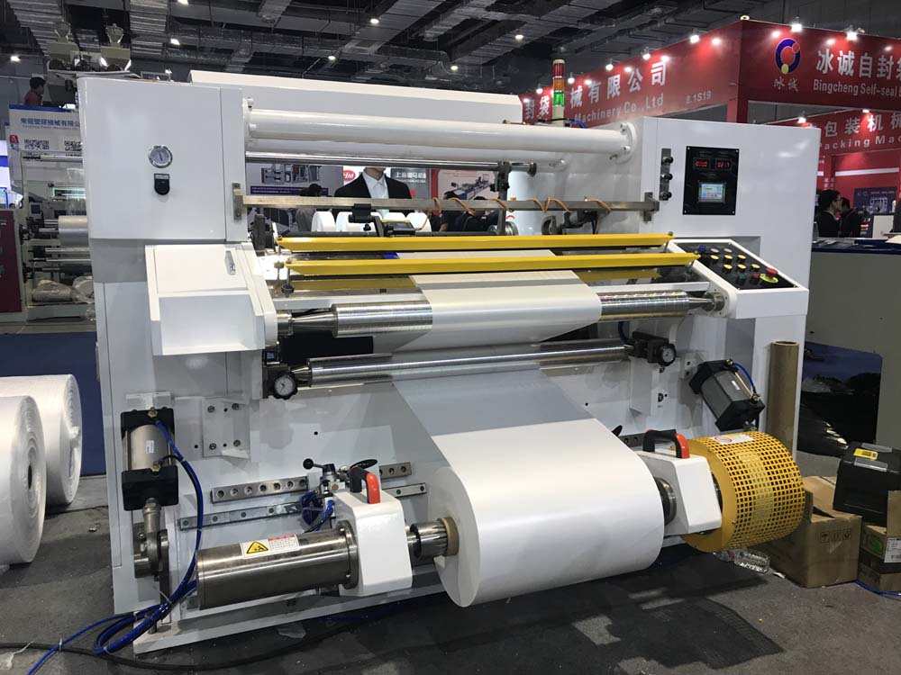 Roll Slitter Paper Slitter Machine ZONTAI Automatic PET OPP CPP PS PVC PE Paper Roll Slitter Rewinder Machine ZTM-K