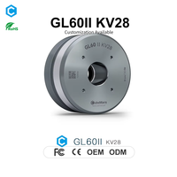 Motor de cardán sin escobillas GL60 II con eje hueco de 20 mm FOC IP para radar autónomo