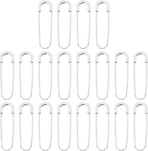 Lot de 20 épingles de sûreté géantes à coudre 80mm, grandes épingles de sûreté pour femmes, vêtements, pantalons, jupes - Product Image 2