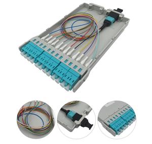 19 inch 144 lõi MPO MTP Rack mount fiber optic Patch Panel với 4 cái OM3 MTP để LC Cassette sợi quang Patch Panel - Product Image 5