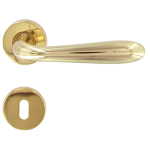 ด้ามจับ 'ดรอป' พร้อมลายกุหลาบและสีทองขัดเงา - Product Image 4