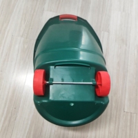 Camion à benne basculante multifonctionnel pliable en PP, seau de jardin portable, deux roues, grande capacité pour le nettoyage extérieur.