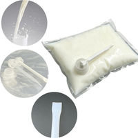Sac BIB aseptique personnalisé de qualité alimentaire avec valve, 5L 10L 20L, distributeur de liquides pour lait, yaourt, œufs, sirop, pochette transparente autoportante