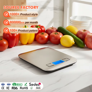 अच्छी गुणवत्ता सटीक बुद्धिमान बैटरी संचालित 5 किलो 1lb इलेक्ट्रॉनिक डिजिटल रसोई भोजन वजन पैमाने - Product Image 1