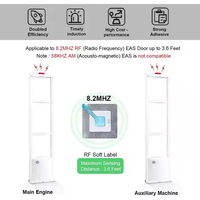 8.2mHz anti-vol EAS étiquette de code à barres souple RFID RF autocollants étiquettes de sécurité