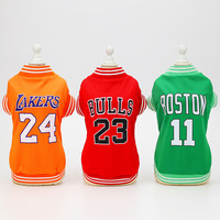 Veste d'été pour chien et chat, déguisement pour chiot et chat, maillot de Basketball Jordan, Costume, vêtement de Sport, respirant