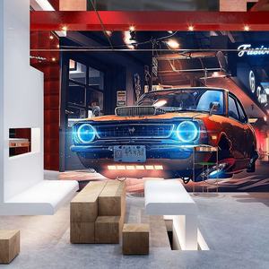 Science fiction voitures <span class=keywords><strong>papier</strong></span> <span class=keywords><strong>peint</strong></span> <span class=keywords><strong>3d</strong></span> avec la lumière - Product Image 4