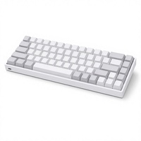 Clavier mécanique compact 68 touches, éclairage RGB par touche, hot-swappable, trois modes (filaire, Bluetooth, 2.4G), USB-C