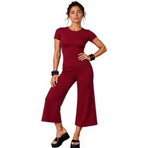 Ensemble de vêtements de sport pour femmes avec logo personnalisé, vêtements de yoga, vêtements de fitness, legging de sport, soutien-gorge de fitness, ensemble de yoga 2 pièces pour femmes - Product Image 1