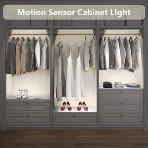 2025 Amazon Hot Sell 30000 Stunden 20/40cm Ultra dünner Sensor PIR Bewegungs sensor USB Wiederauf ladbare magnetische LED unter dem Schrank licht - Product Image 5