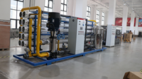 Planta de Desalinización de 50 T/H, Sistema de Tratamiento de Agua por Ósmosis Inversa de 50000 LPH para Agua de Alimentación de Calderas de Plantas de Energía, Estructura de Acero Inoxidable SS304, PLC Automático