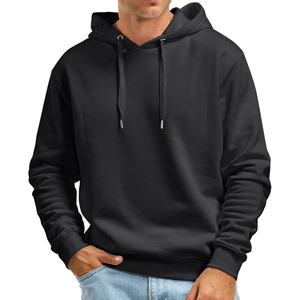 Sweat-shirt d'hiver pour homme, design minimaliste brodé, 100% coton, tissu premium respirant, énergie jeune et décontractée - Product Image 6