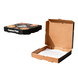 Free Design Custom Printed Logo Adjustable Size Corrugated Card Board Pizza <b>Packaging</b> Recycle <b>Material</b> Delivery Box - Product Image 1