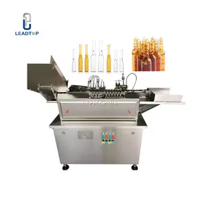 New Automatic Glass Ampoule Filling and Sealing Machine Liquid Closed Ampoule Making Machine with Reliable Pump Component