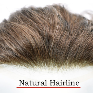 Sistema de Reemplazo Capilar Masculino al por Mayor: Prótesis Capilar de Cabello Humano Rubio Q6 con Encaje Suizo y Encaje Francés Completo para Hombres - Product Image 2