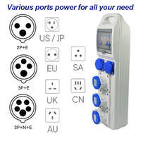 Boîte de distribution électrique industrielle 480V 125A avec prises combinées
