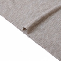 Nouveauté été 26 27, tissu jersey léger et respirant de haute qualité 100% laine mérinos beige pour t-shirt