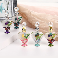 Parfum à l'huile essentielle de cœur d'iris de Dubaï, élégant et raffiné, en flacon de 12 ml, flacon vide en gros