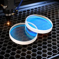Nouvelles fenêtres de protection laser transparentes en silice fondue 1064 nm avec revêtement antireflet 30*5 mm pour découpe laser à fibre optique 12 V CC