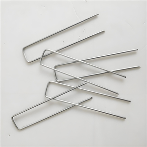 Clous de fixation pour gazon en forme de U, galvanisés ou thermolaqués, pour pelouse et jardin - Product Image 1