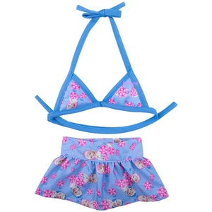 Costume da bagno divertente estivo per cani e gatti con motivi a pesca e ananas per Teddy Beach Doll - Product Image 4
