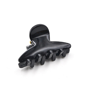 De pequeña garra del pelo la mandíbula clips de moda del pelo de las mujeres de tamaño medio de acetato negro tortoisehell garra clips para niñas pelo - Product Image 6