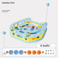 Jouet interactif pour chat : labyrinthe de pêche aux balles avec baguette suspendue et distributeur de friandises pour chats d'intérieur, pour le divertissement et le soulagement du stress