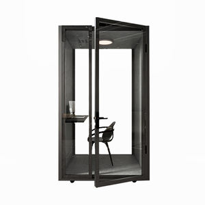 Cabina Ufficio Modulare Portatile Moderna Estensibile con Isolamento Acustico a Doppio Strato e Telaio in Alluminio per Uso in Hotel e Camere da Letto - Product Image 3