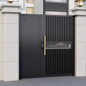 <span class=keywords><strong>Portail</strong></span> d'entrée <span class=keywords><strong>motorisé</strong></span> en <span class=keywords><strong>aluminium</strong></span>, de qualité architecturale, élégant, esthétique, ornemental, pour aménagement paysager, haute visibilité - Product Image 3