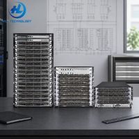 S12504F-AF Chasis de Switch de Enrutamiento Ethernet Modular de 4 Ranuras, Dispositivo de Unidad de Estación de Agregación de Datos de Capa 3 Administrado de Alta Densidad