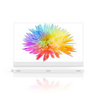 Pantalla OLED Transparente de Escritorio con 43% de Transparencia, Autoluminiscente, Tamaños de 30/55/77 Pulgadas, Ángulo de Visión de 178° para 2.1 4K UHD, Punto de Acceso WiFi